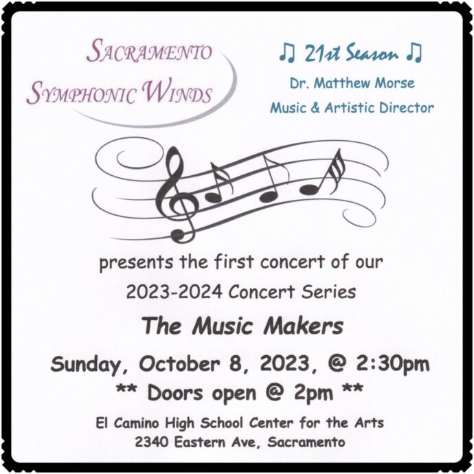 Poster for The Music Makers concert